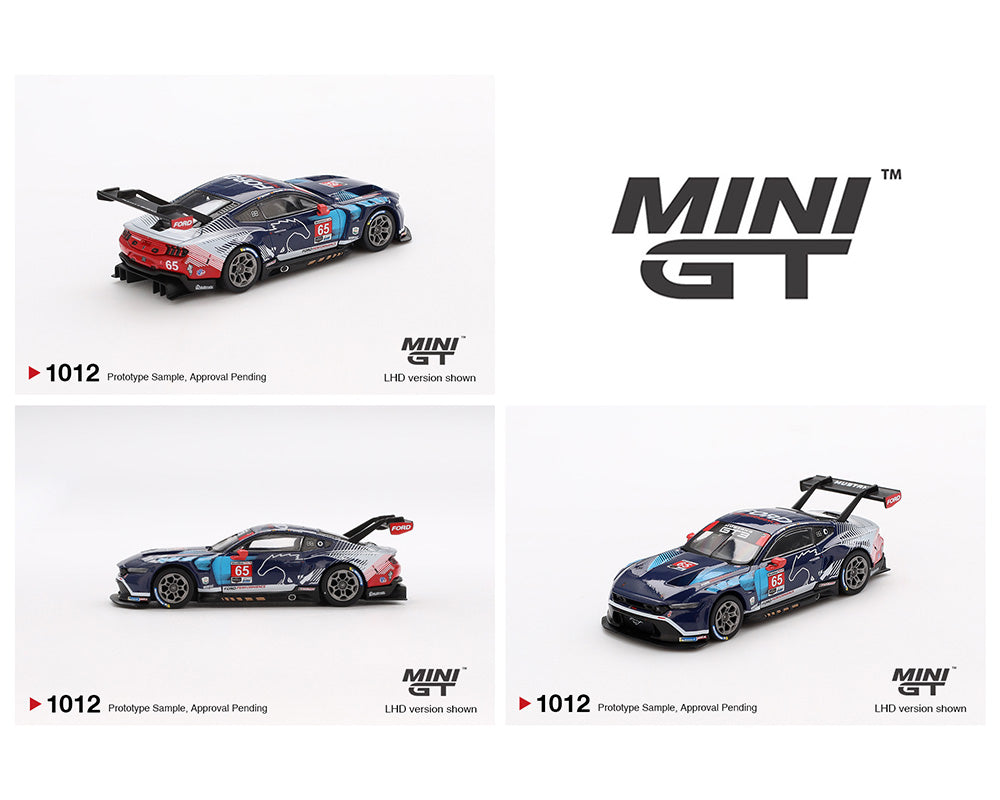 Mini GT 1:64 Ford Mustang GT3 #65 Ford Multimatic Motorsports 2024 IMSA Daytona 24 Hrs MGT01012-BL (Preorder)