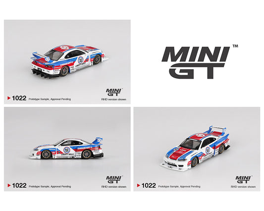 (Preorder) Mini GT 1:64 Nissan LB-Super Silhouette S15 SILVIA GARASIDRIFT x LBWK 2025 MGT01022-BL