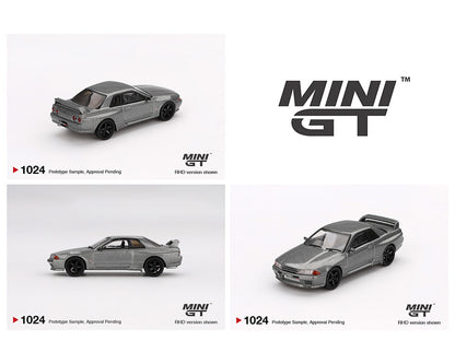 Mini GT 1:64 Nissan Skyline GT-R (NISMO BNR32 CRS Version) – Dark Metal Gray MGT01024-BL (Preorder)