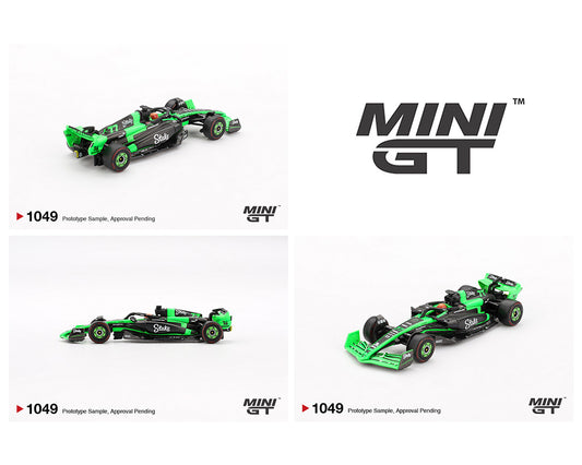 Mini GT 1:64 F1 Kick Sauber C44 #77 Valtteri Bottas 2024 F1 2024 Chinese GP MGT01049-BL (Preorder)