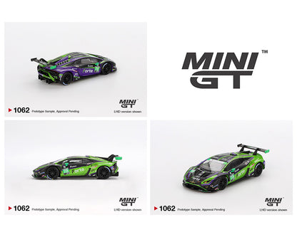 (Preorder) Mini GT 1:64 Lamborghini Huracán GT3 EVO2 #78 Forte Racing 2024 IMSA Daytona 24 Hrs MGT01062-BL