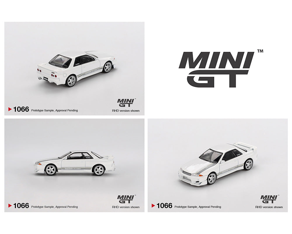 (Preorder) Mini GT 1:64 Nissan Skyline GT-R (R32) VeilSide Combat C-I White MGT01066-BL