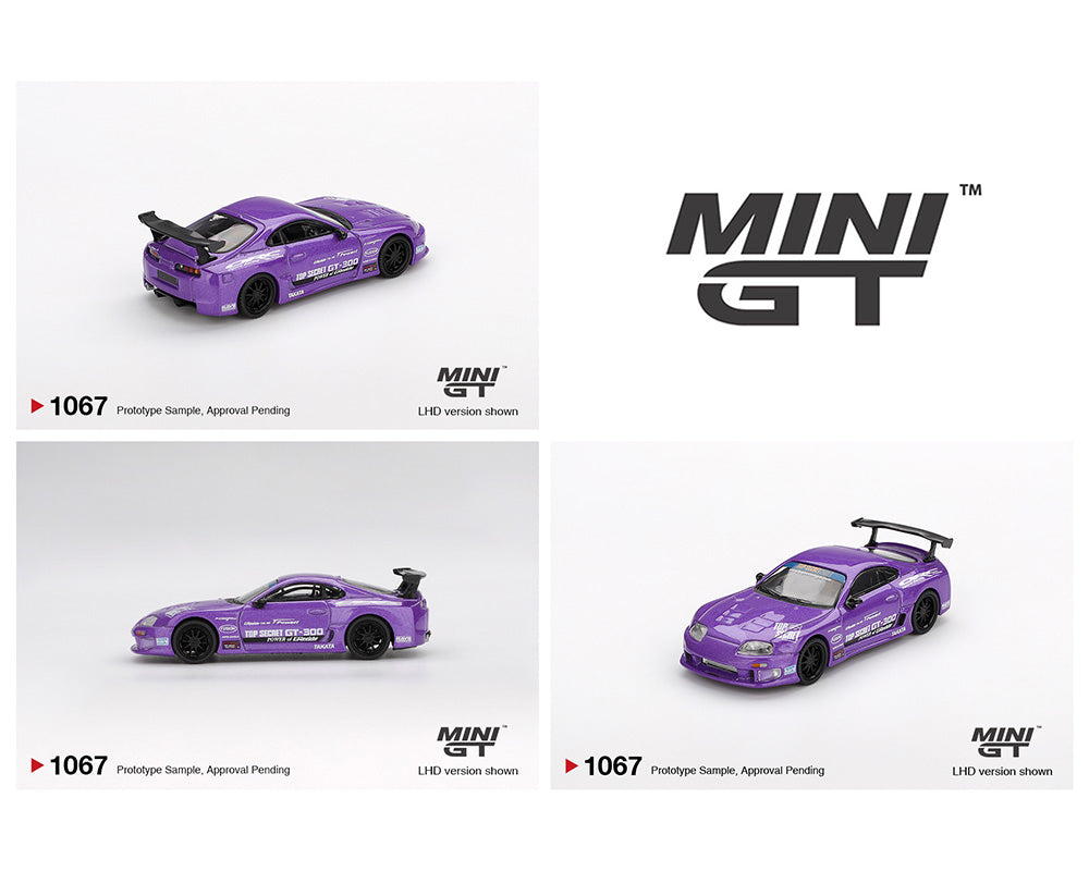 Preorder) Mini GT 1:64 Toyota Supra (A80) Top Secret GT-300