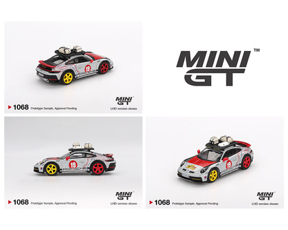 (Preorder) Mini GT 1:64 Porsche 911 Dakar “Mr. Darkar”- Silver MGT01068-BL