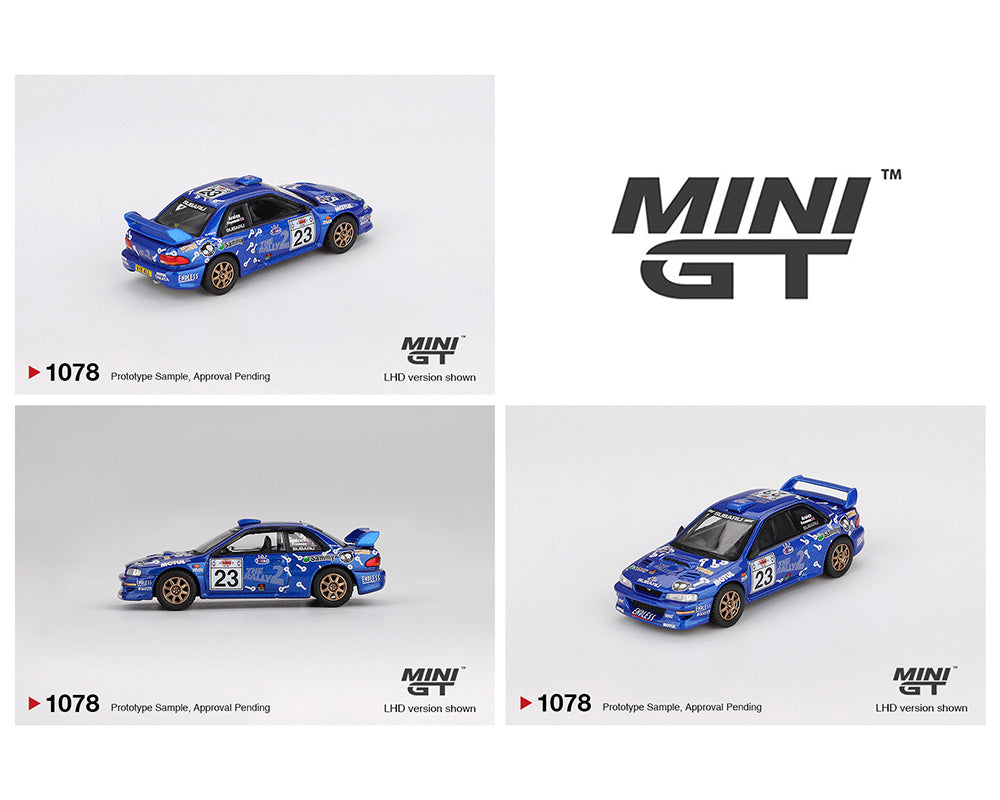 (Preorder) Mini GT 1:64 Subaru Impreza WRC99 #23 2000 Acropolis Rally MGT01078-BL