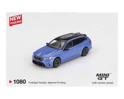 (Preorder) Mini GT 1:64 BMW M5 Touring (G99) – Marina Bay Blue Metallic MGT01080-BL