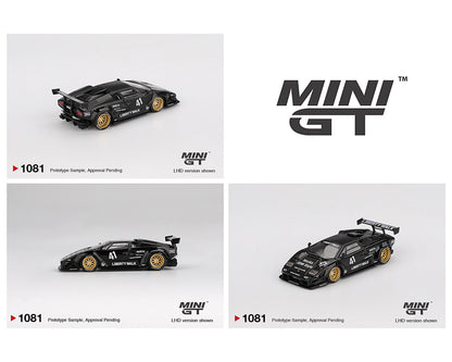 (Preorder) Mini GT 1:64 Lamborghini Countach LB-WORKS – Black MGT01081-BL