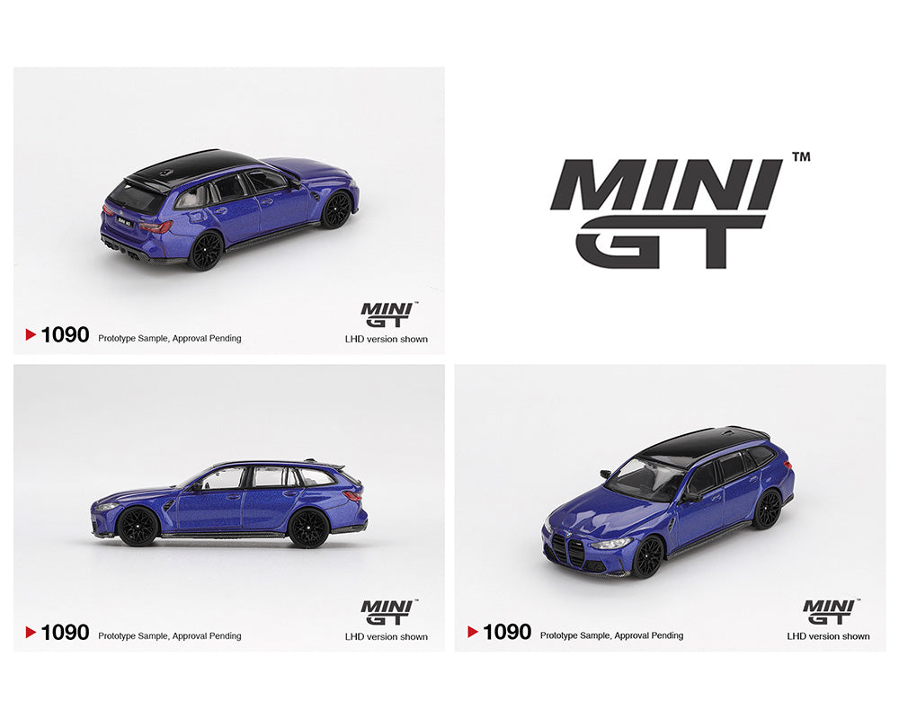(Preorder) MiniGT 1:64 BMW M3 Competition Touring – Portimao Blue Metallic MGT01090-BL