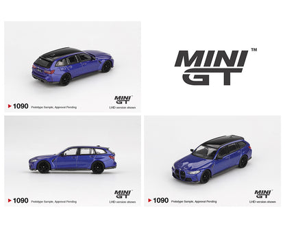 (Preorder) MiniGT 1:64 BMW M3 Competition Touring – Portimao Blue Metallic MGT01090-BL