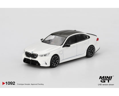 (Preorder) Mini GT 1:64 BMW M5 – Alpine White MGT01092-BL