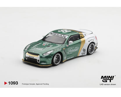 (Preorder) Mini GT 1:64 Nissan GT-R (R35) LB★WORKS Type 1, Custom Ducktail Auto Finesse – Limited Edition MGT01093-BL