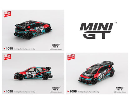 (Preorder) Mini GT 1:64 Hyundai Ioniq 5N MINI GT RS-01T 2025 Tokyo Auto Salon- Black MGT01098-BL