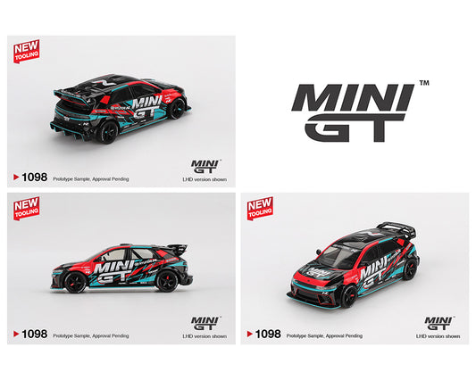 (Preorder) Mini GT 1:64 Hyundai Ioniq 5N MINI GT RS-01T 2025 Tokyo Auto Salon- Black MGT01098-BL