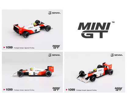 (Preorder) Mini GT 1:64 McLaren MP4/4 #12 Ayrton Senna 1988 Japanese Grand Prix Winner MGT01099-BL