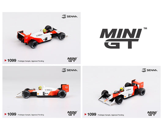(Preorder) Mini GT 1:64 McLaren MP4/4 #12 Ayrton Senna 1988 Japanese Grand Prix Winner MGT01099-BL