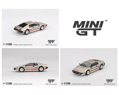 (Preorder) Mini GT 1:64 Lotus Esprit Turbo – Metallic Silver MGT01109-BL