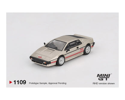 (Preorder) Mini GT 1:64 Lotus Esprit Turbo – Metallic Silver MGT01109-BL