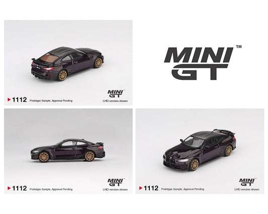 (Preorder) Mini GT 1:64 BMW M4 M-Performance (G82) – Daytona Violet MGT01112-BL