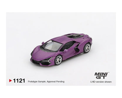 (Preorder) Mini GT 1:64 Lamborghini Revuelto Viola 30th – Matte Purple MGT01121-BL