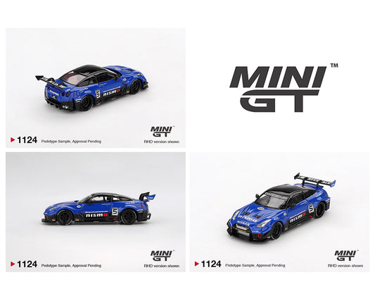 (Preorder) Mini GT 1:64 LB-Silhouette WORKS GT NISSAN 35GT-RR Ver.2 – Blue MGT01124-BL