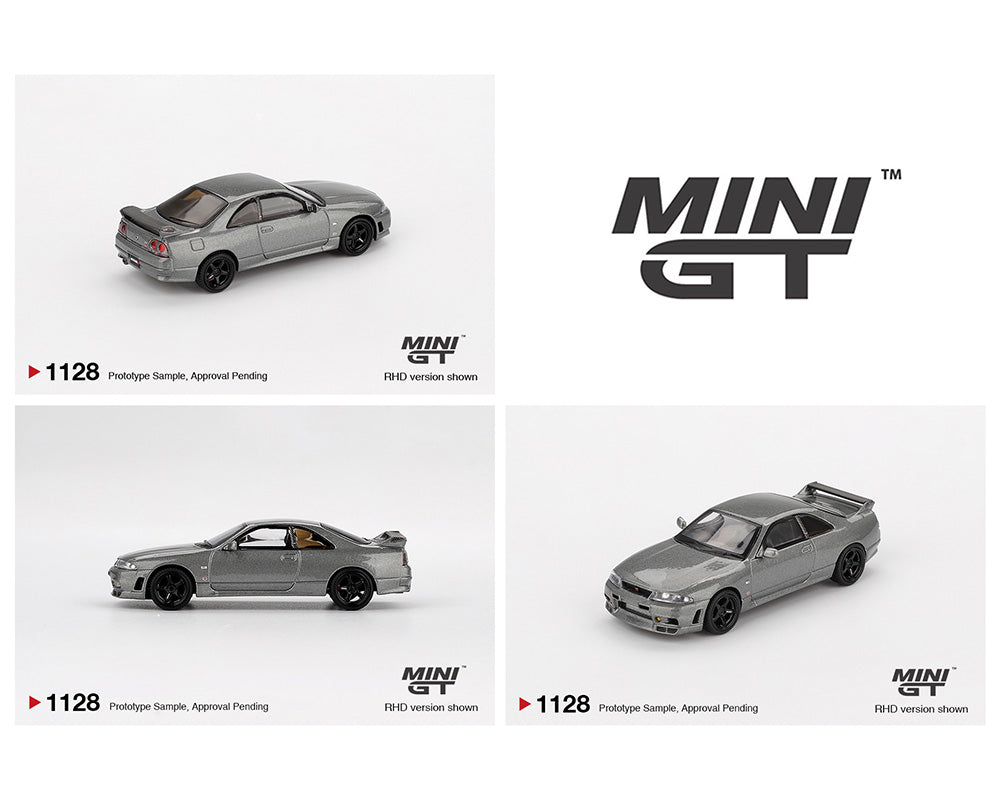 (Preorder) Mini GT 1:64 NISSAN Skyline GT-R Dark Metal Gray (NISMO BCNR33 CRS Version) – Limited Edition MGT01128-BL