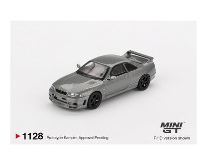 (Preorder) Mini GT 1:64 NISSAN Skyline GT-R Dark Metal Gray (NISMO BCNR33 CRS Version) – Limited Edition MGT01128-BL