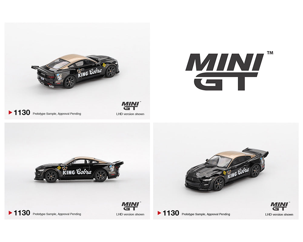 (Preorder) Mini GT 1:64 Shelby GT500 Dragon Snake Concept – Black/Gold- Limited Edition MGT01130-BL