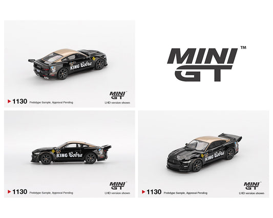 (Preorder) Mini GT 1:64 Shelby GT500 Dragon Snake Concept – Black/Gold- Limited Edition MGT01130-BL