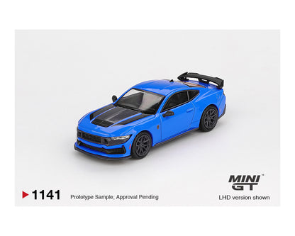 (Preorder) Mini GT 1:64 Ford Mustang Dark Horse 2024 – Grabber Blue MGT01141-BL