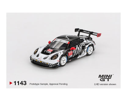 (Preorder) Mini GT 1:64 Porsche 911 GT3 R #77 AO Racing 2025 IMSA Petit Le Mans MGT01143-BL