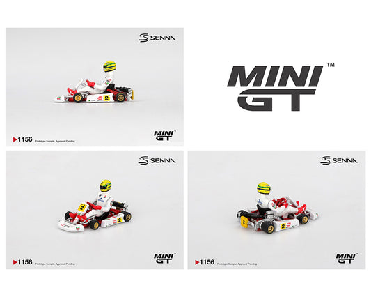 Three model cars with Senna branding on a white background