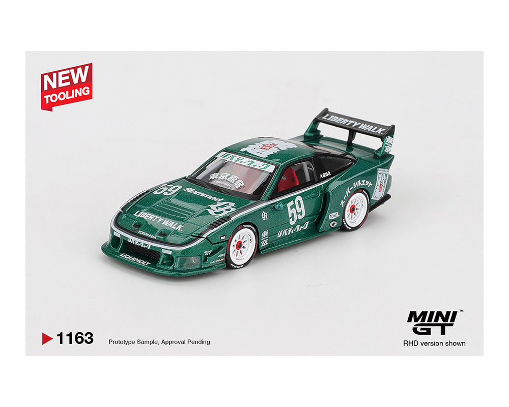 (Preorder) Mini GT 1:64 Nissan LB-Super Silhouette 180SX 2026 TAS – Green MGT01163-BL