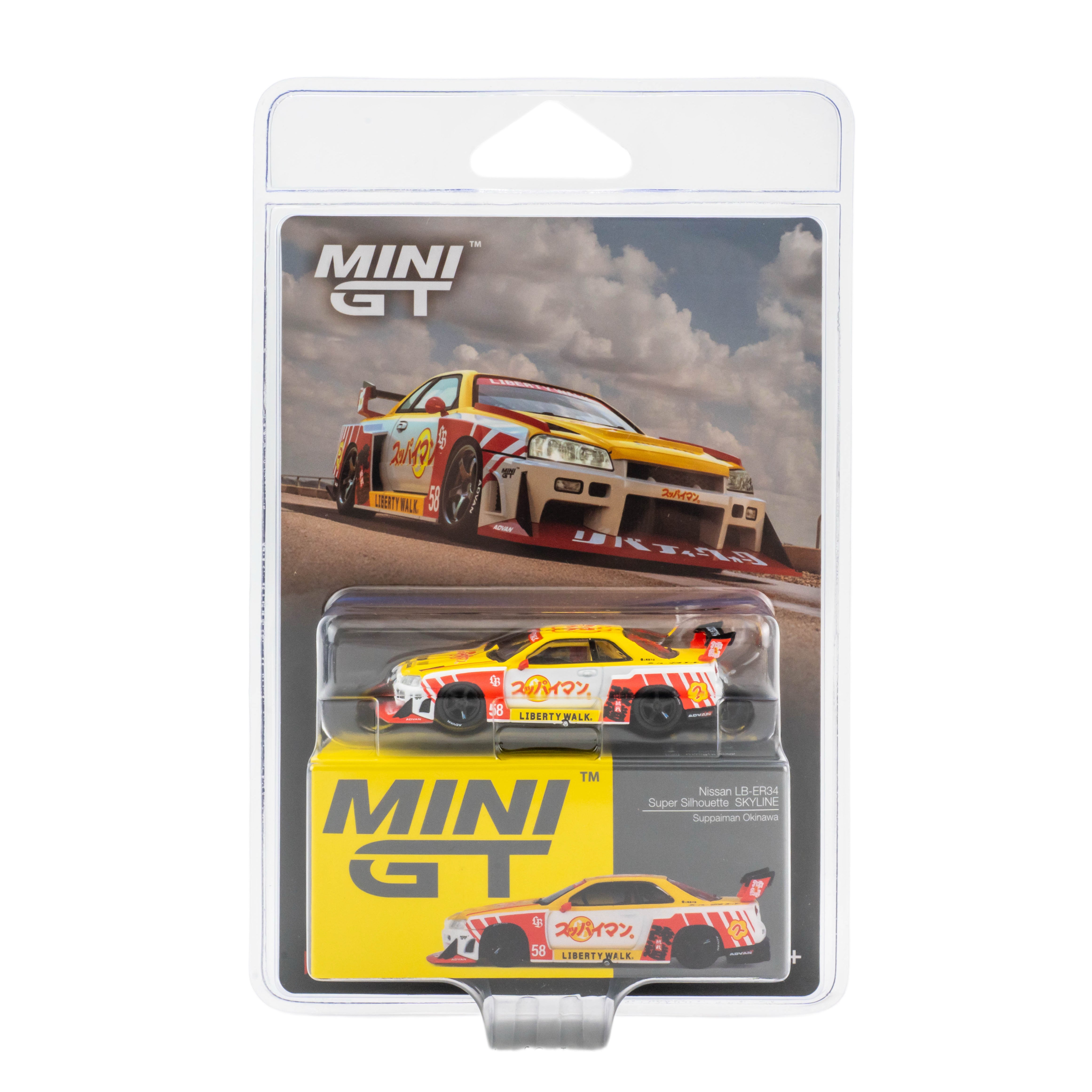 Mini GT 1:64 Nissan LB-ER34 Super Silhouette SKYLINE Suppaiman