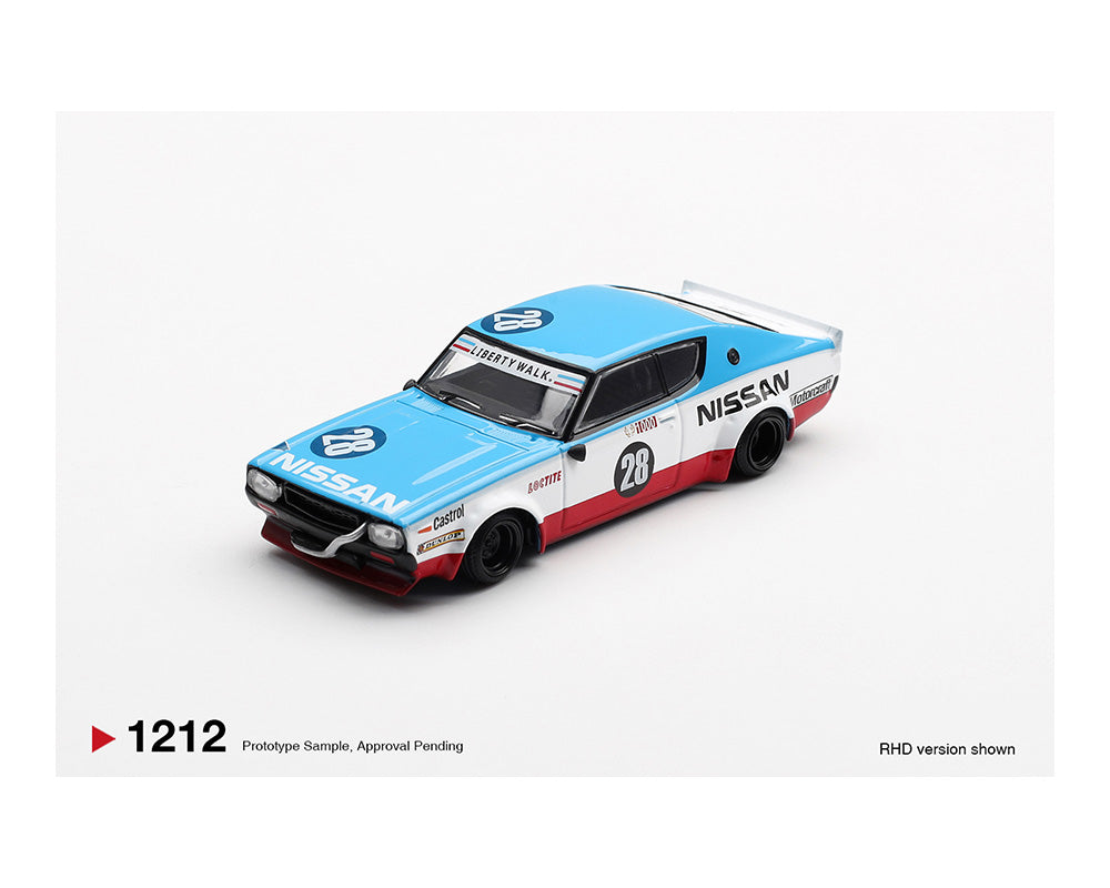 Mini GT 1:64 Nissan Skyline Kenmeri Liberty Walk Nissan Racing '75