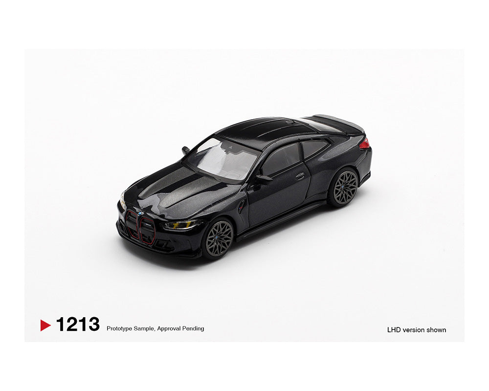 Black car model on a white background