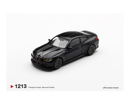 Black car model on a white background
