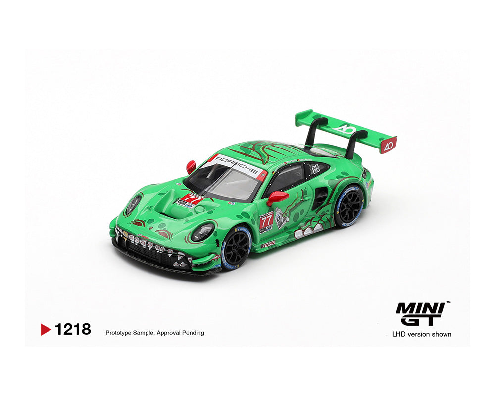 Mini GT 1:64 Porsche 911 GT3 R (992) #77 AO Racing 2025 IMSA
