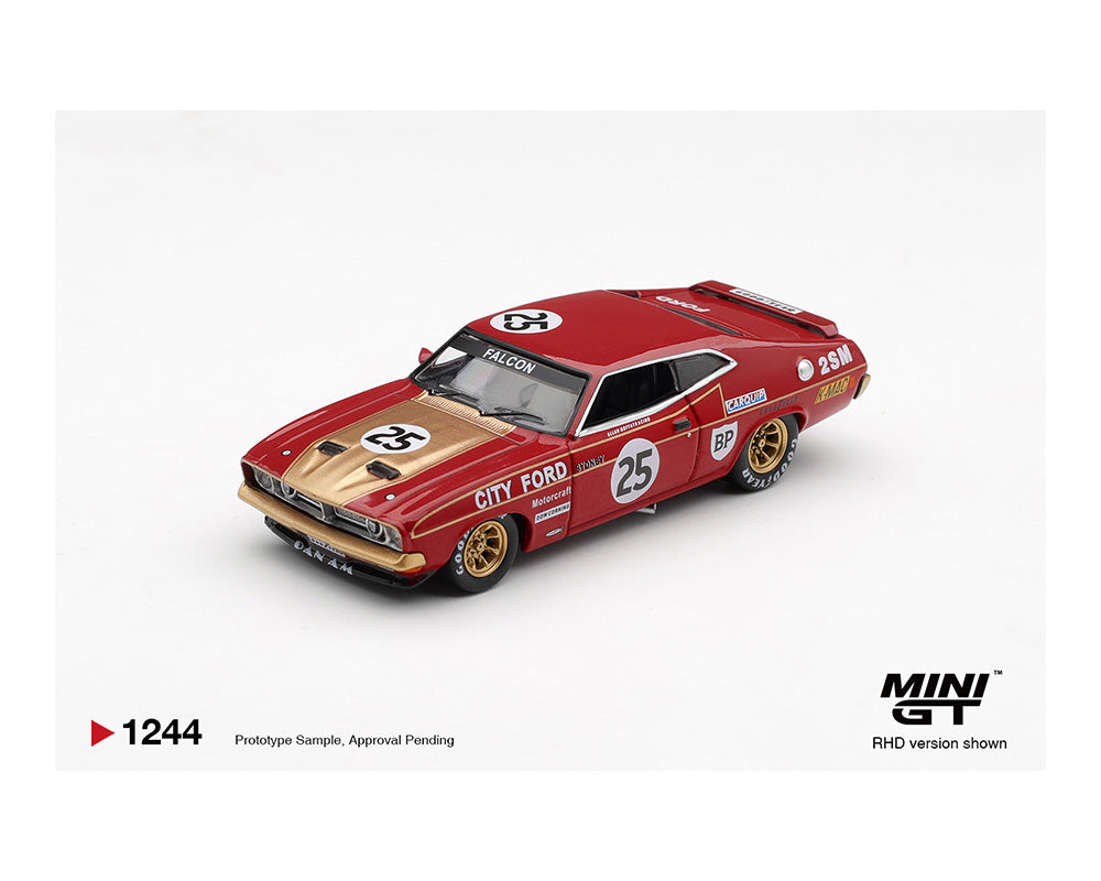 (Preorder) Mini GT 1:64 Ford XB Falcon GT – #25, Allan Moffat / Ian “Pete” Geoghegan – 1975 Bathurst 1000 – Australia Exclusive MGT01244-R