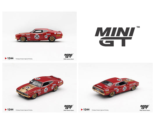 (Preorder) Mini GT 1:64 Ford XB Falcon GT – #25, Allan Moffat / Ian “Pete” Geoghegan – 1975 Bathurst 1000 – Australia Exclusive MGT01244-R