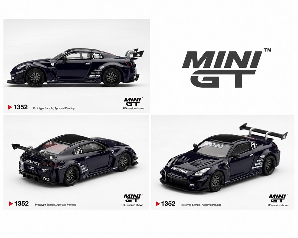 (Preorder) Mini GT 1:64 LB-Silhouette WORKS GT NISSAN 35GT-RR Ver.2 INOZETEK Edition – Limited Edition MGT01352-BL