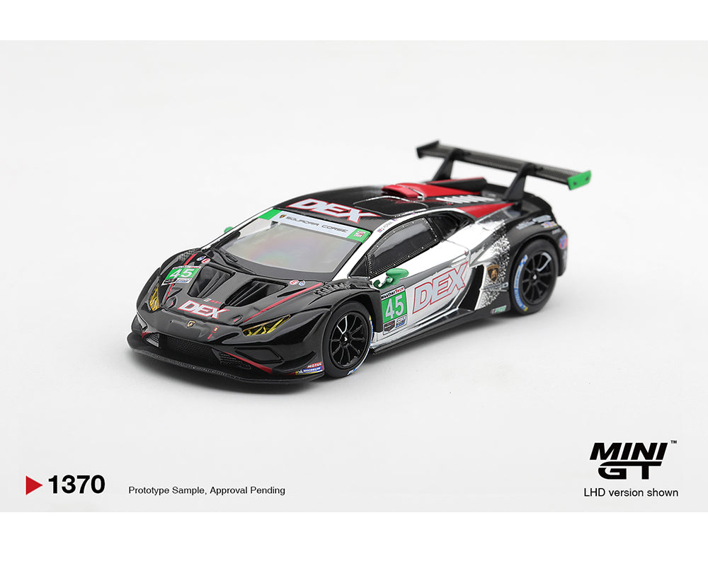 (Preorder) Mini GT 1:64 Lamborghini Huracan GT3 EVO2 #45 DEX Wayne Taylor Racing 2025 IMSA Chevrolet Grand Prix Class Winner – Limited Edition MGT01370-BL