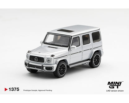 (Preorder) Mini GT 1:64 Mercedes-AMG G 63 Silver Metallic – Limited Edition MGT01375-BL