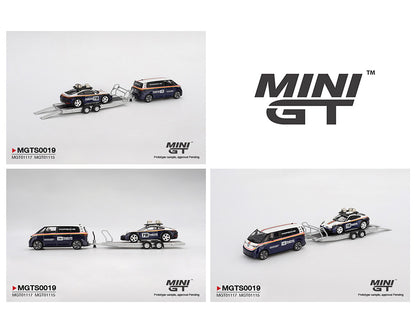 (Preorder) Mini GT 1:64 Porsche 911 Dakar #718 / Volkswagen ID. Buzz Porsche Centrum Gelderland Roughroads Set MGTS0019
