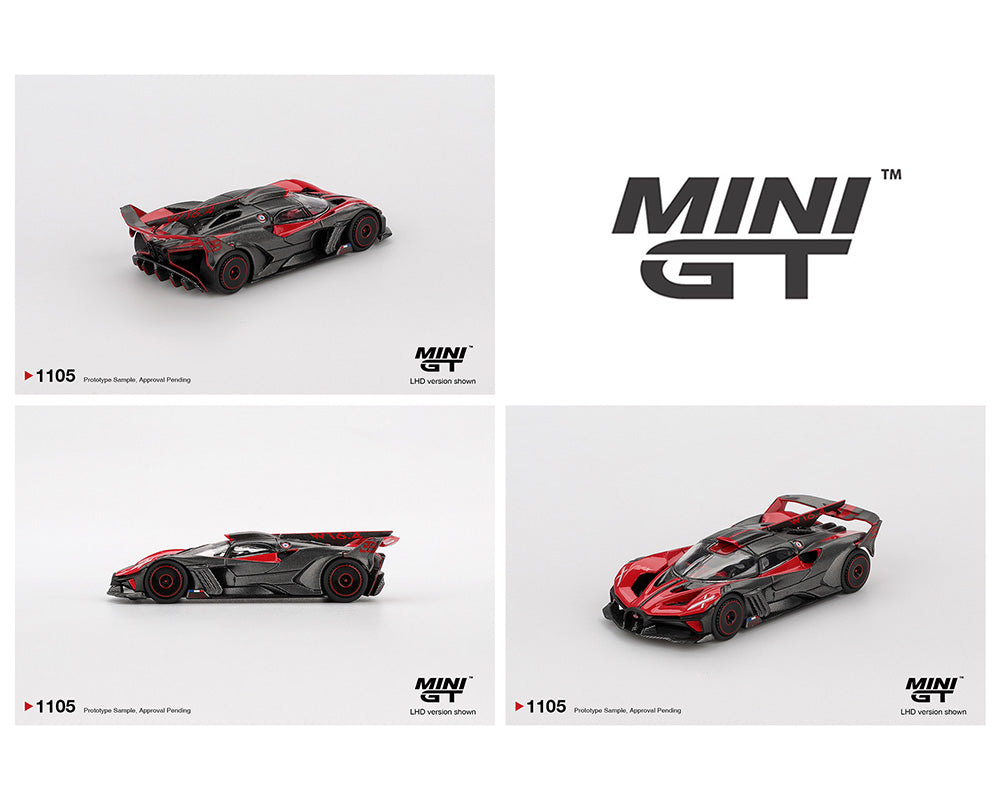 Mini GT 1:64 Bugatti Bolide – Red MGT01105-BL