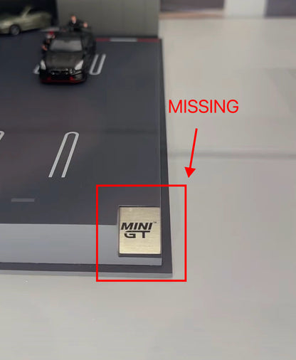 (NAMEPLATE MISSING) Mini GT 1:64 Diorama Nissan Motorsports Nismo Operation MGTAC34