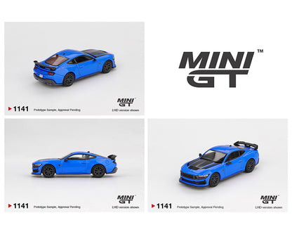 MiniGT 1/64 Ford Mustang Dark Horse 2024 – Grabber Blue MGT01141-BL Diecast