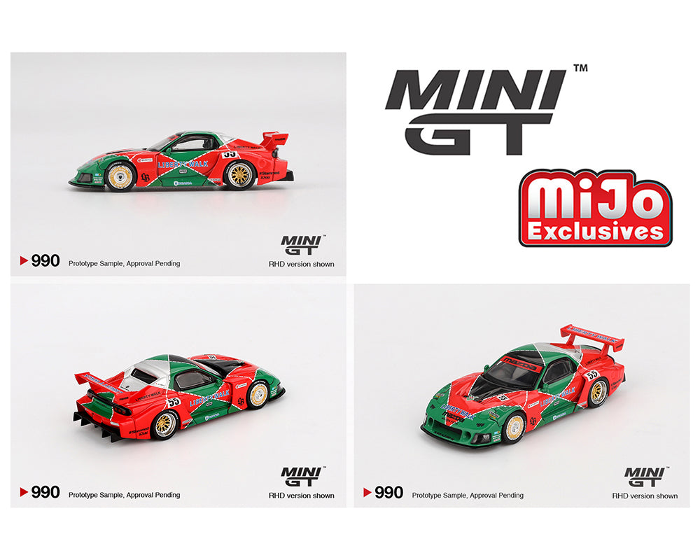 MiniGT Mazda RX-7 LB-Super Silhouette 787B MGT00990-BL