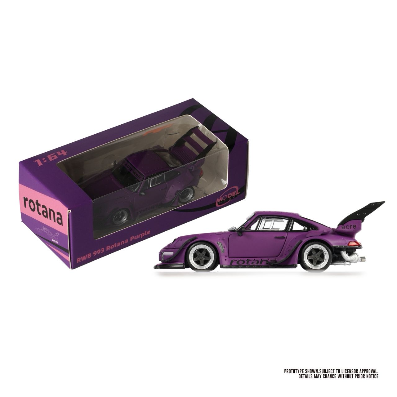 (Preorder) ModelModel 1:64 RWB 993 Rotana Purple [2 Versions]