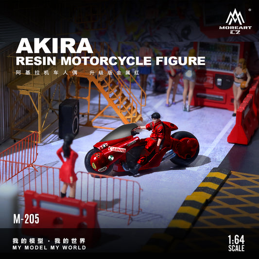 MoreArt 1:64 AKIRA RESIN MOTORCYCLE FIGURE MO222205