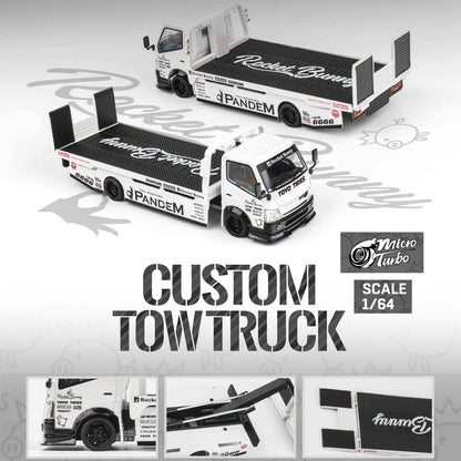 Microturbo 1:64 Custom Tow Truck Rocket Bunny - White MT6405A11